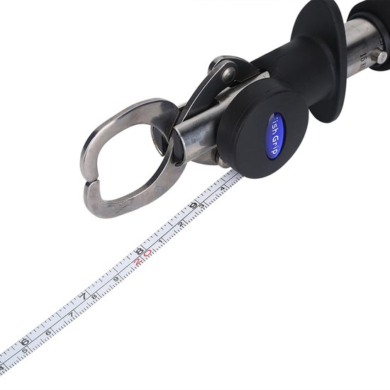 BRENZOOS- Visgrijper met 15 kg weegschaal - Roestvrij staal - Automatische openingsveer - Comfortabele grip - Anticorrosie - Waterdicht - Vishouder van Brenzoos — afbeelding 2
