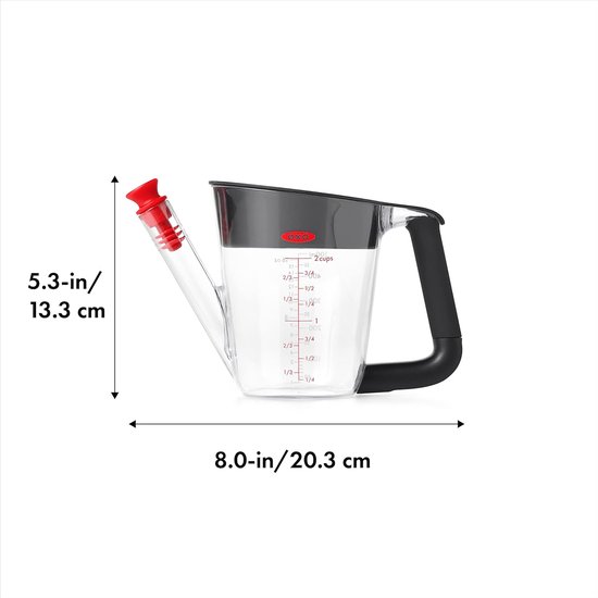 Vetscheider - Sausmaker - Jus Maken - Spatvrij Schenken - 950 ml - Transparant — afbeelding 2