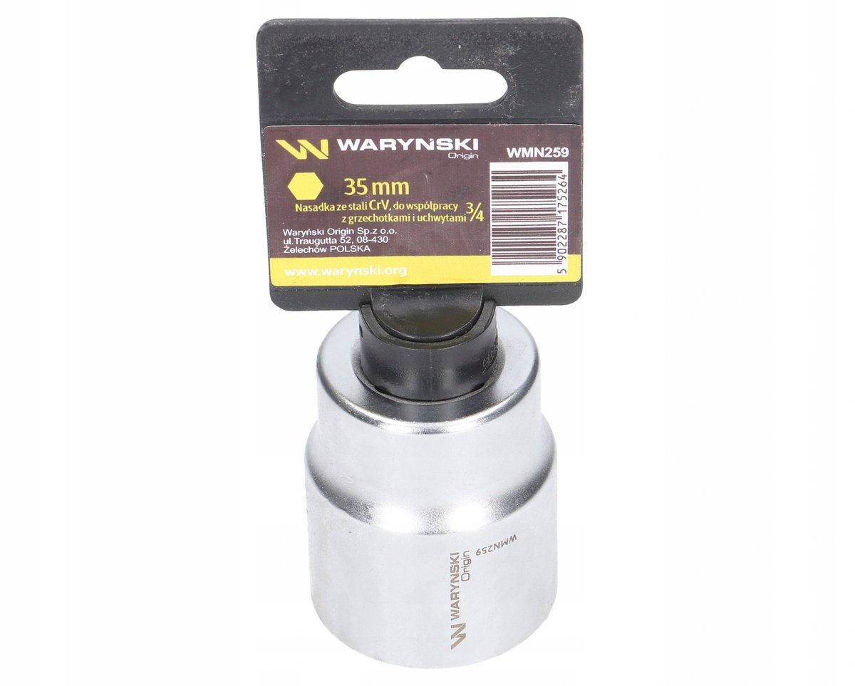 Waryński Dopslagsleutel 3/4" 35 mm Chroom-Vanadium Staal