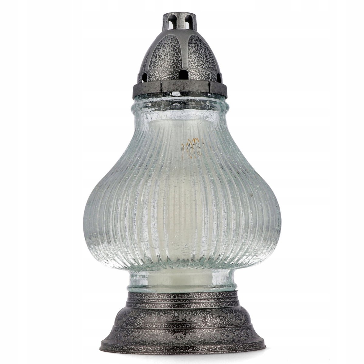 Glazen Znicz Karafka Matglas 36 cm - Sfeervolle Decoratie
