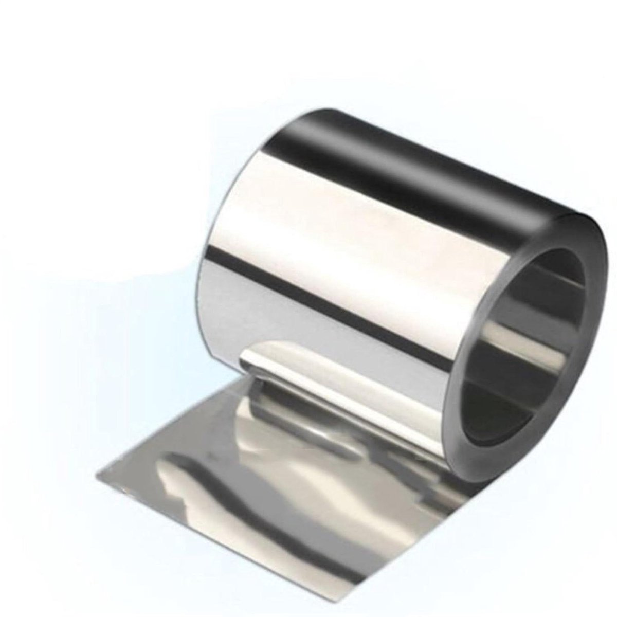 Roestvrijstalen Plaat - Metaalfolie Strip - Werkblad Beschermen - Corrosiebestendig Hittebestendig - 0.04mm x 300mm x 1000mm - Metaalkleur