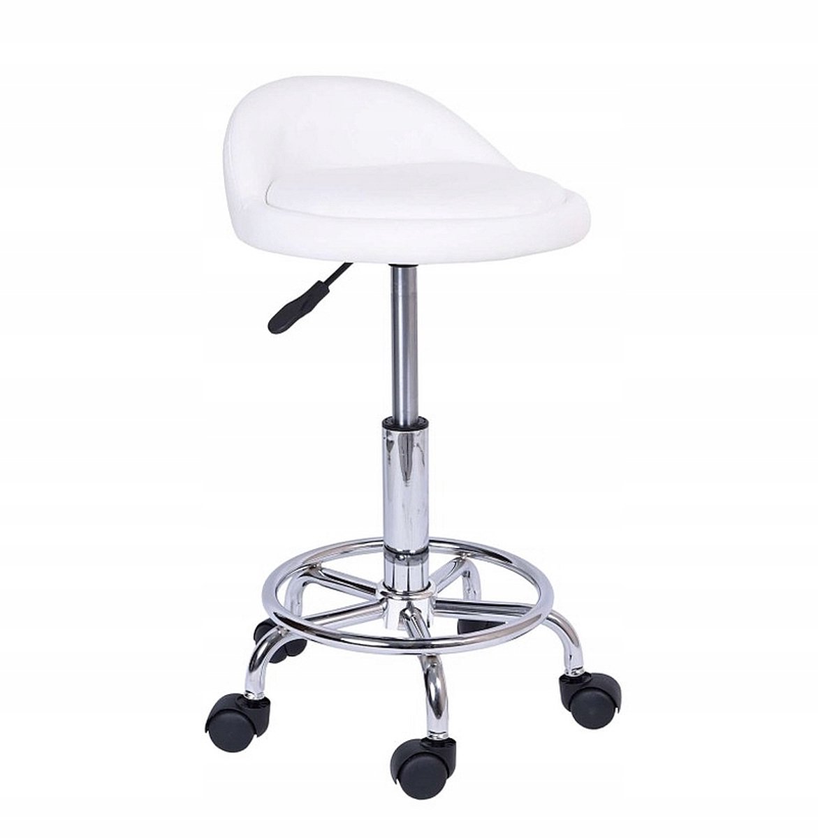 Verstelbare Barkruk met Wielen - Comfortabel & Modern