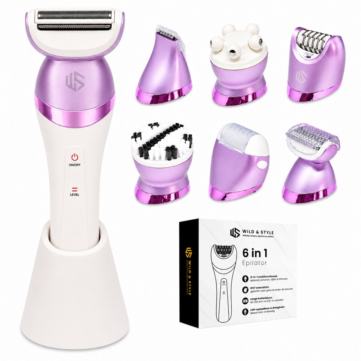 Wild 6-in-1 Epilator