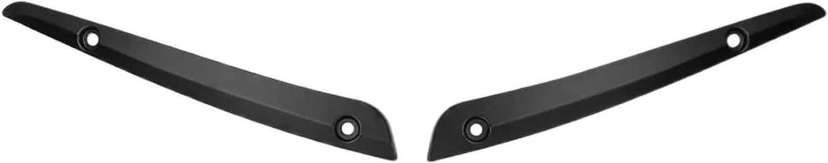 Motorfiets Windscherm - Zijbekleding Deflector - Bescherming Rijder - Verstelbaar Polycarbonaat - 220 g - Zwart