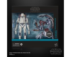 Star Wars The Black Series KX Security Droid Enforcer en Droideka, actiefiguurset (15 cm)