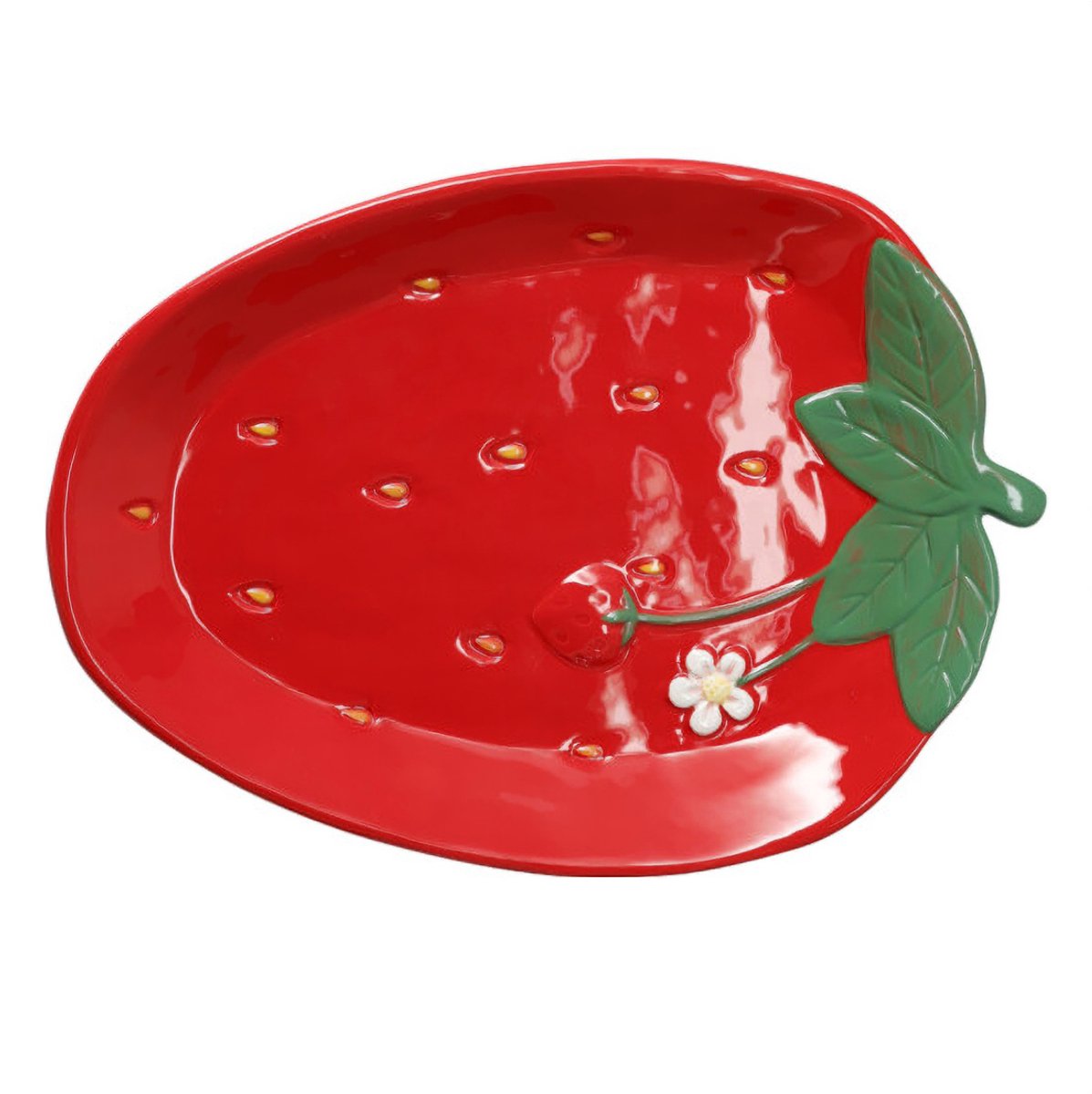 Decoratieve schaal met fruitmotief SYRO, 25 x 18 x 3 cm