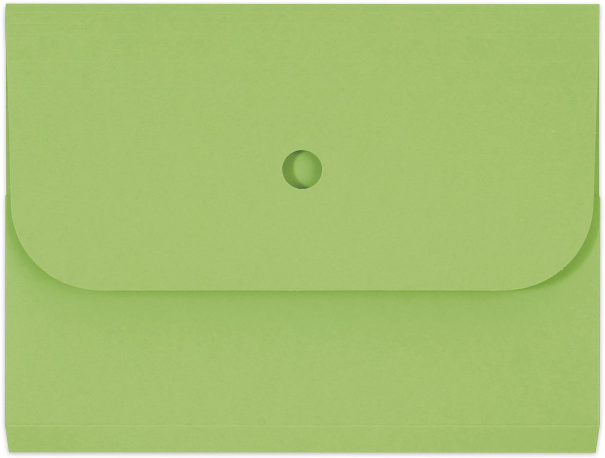 Elco Forte organisatiemap groen met klep en balg 25 stuks - EO-29494-62