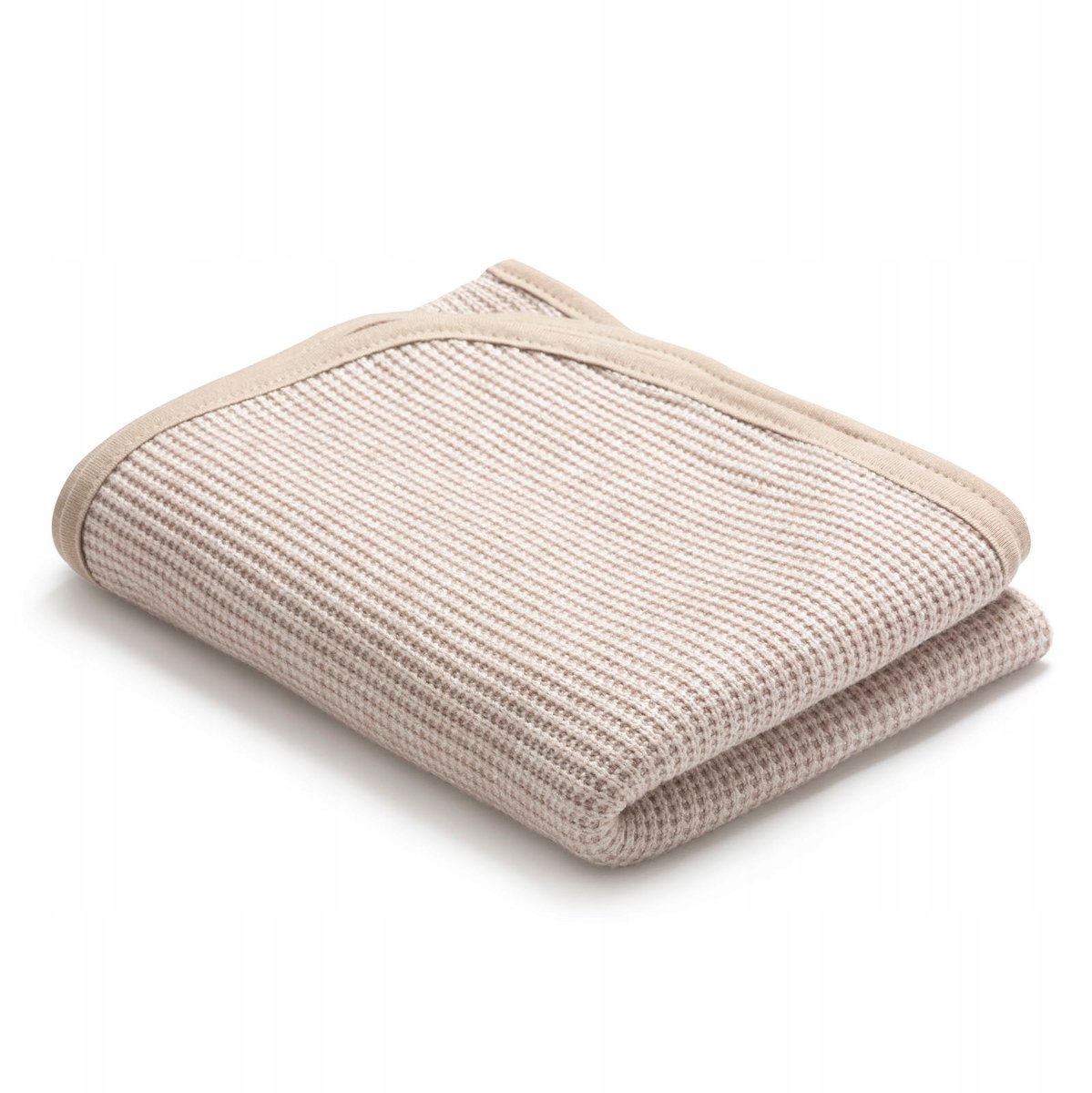 Jukki Baby Gebreide Deken Beige 100x75cm - Zacht & Ademend