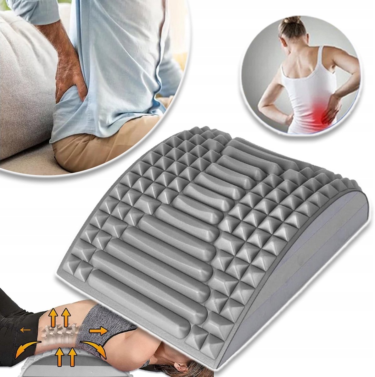 Rug stretcher mat voor nek, rug en wervelkolom - massage en ontspanning