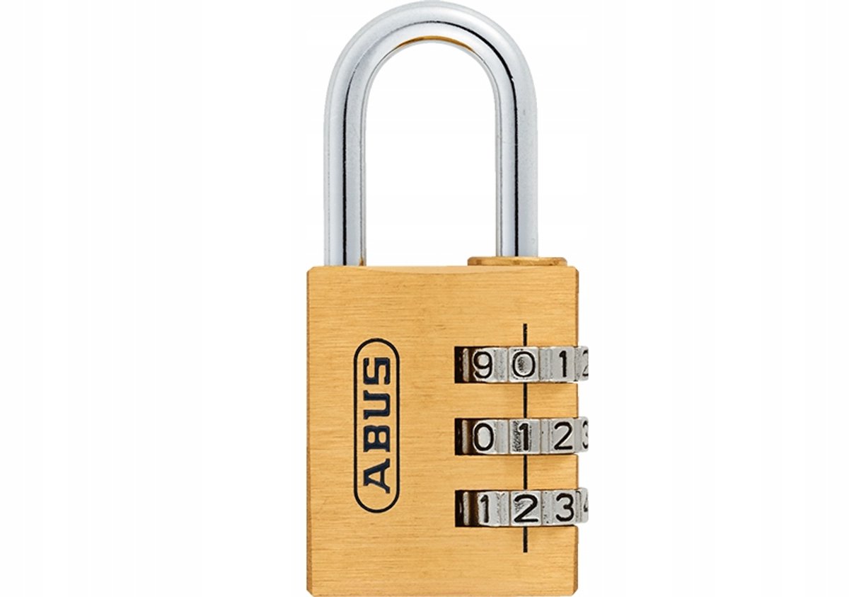 ABUS 716/30 Mosiężna Kłódka Szyfrowa 30mm - Betrouwbaar & Sleutelloos