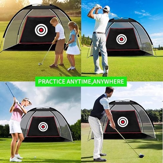 Green Golf Training Assistant: Netoefening, doelsnijdend net, geschikt voor driving range in de achtertuin, geschikt voor binnen- en buitengebruik. van Merkloos — afbeelding 3