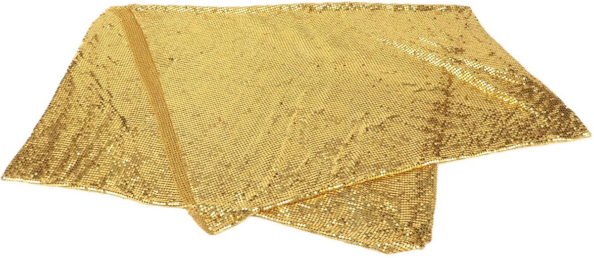 Dailygoods- Paillettenstof Stijlvol - Kledinggaas - Metaalgaas - Aluminium - Veilig voor autodecoratie - Eenvoudig snijden - Glitterstof