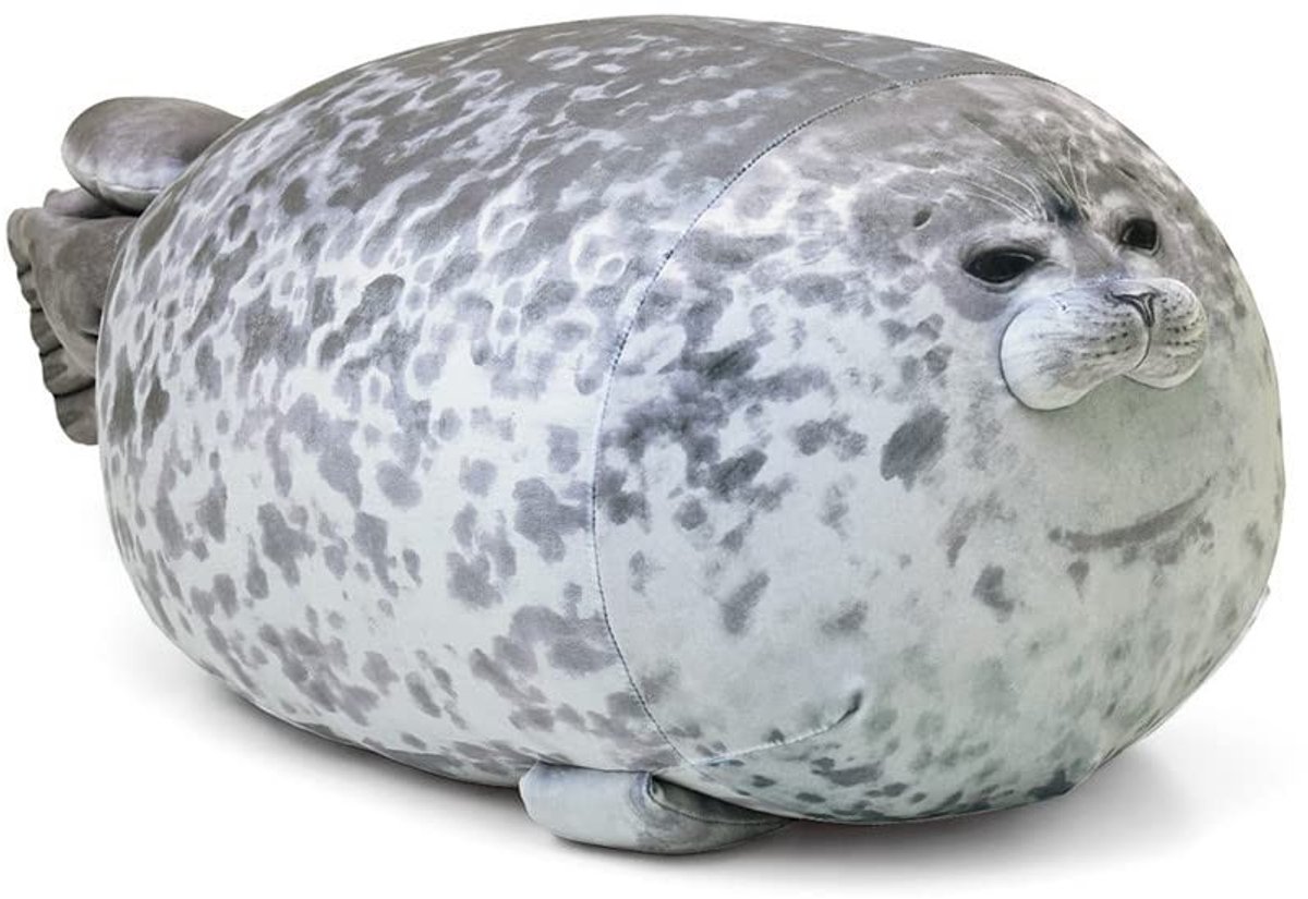 Dailygoods- Zeehondenkussen Schattig Pluche - Dier Speelgoed - Klein - Vacuüm Verpakt - Herstelproces Tips - Katoen Vulmateriaal - Knuffel