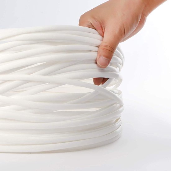 Rieten Reparatiemateriaal - Kunststof Rotan - Meubels Repareren - Waterdicht Materiaal - 500G Pakket - Wit — afbeelding 2