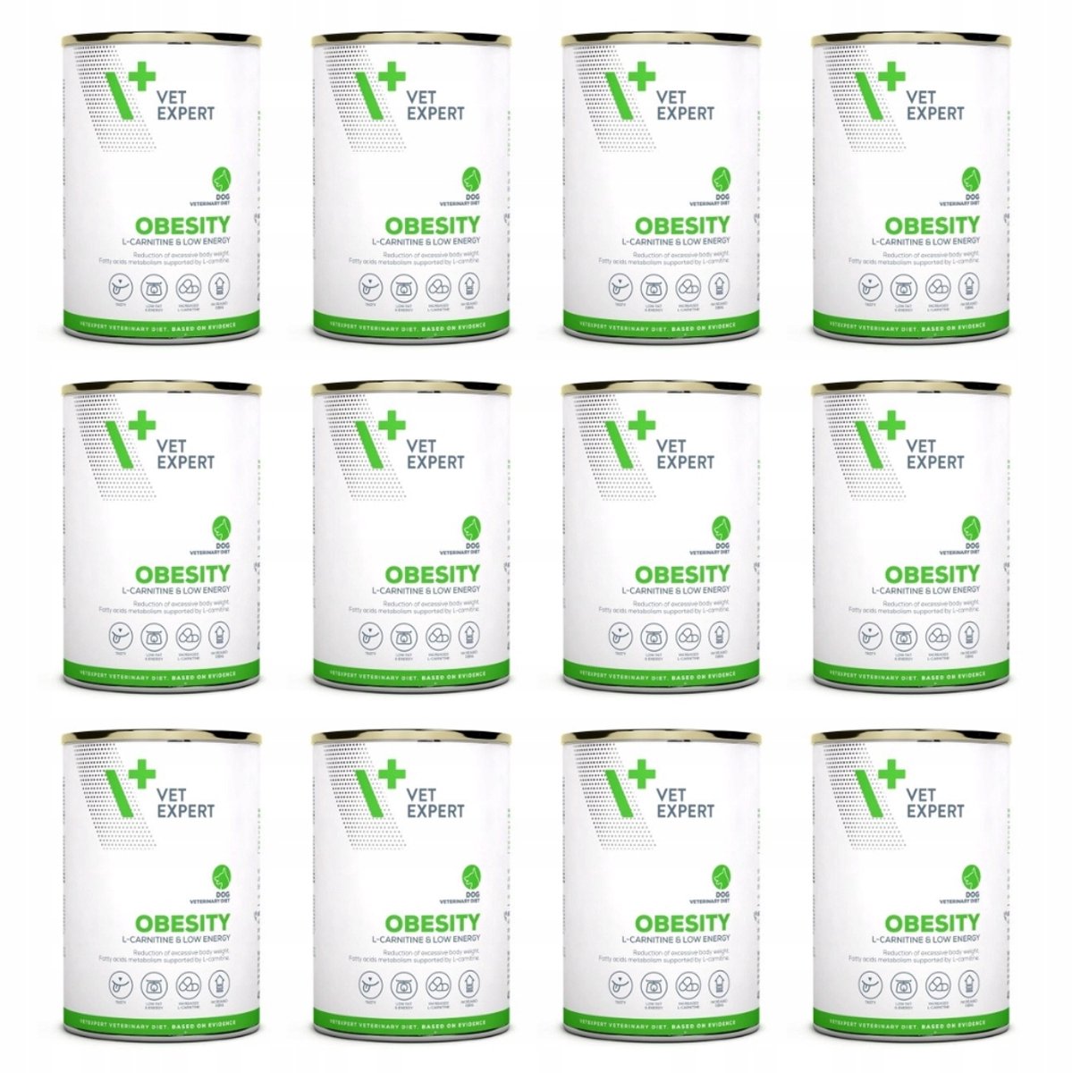 VETEXPERT VetExpert Diëet Obesitas - Natvoer voor Honden - 12 x 400g