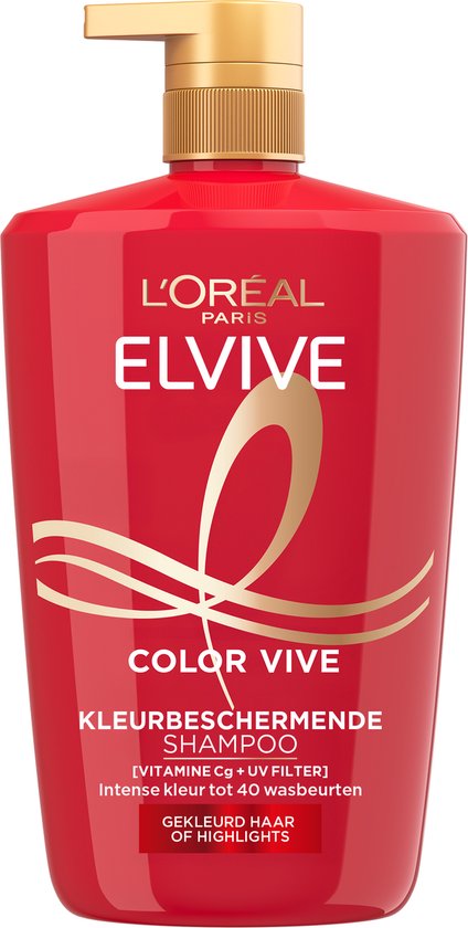 L’Oréal Paris Elvive Color Vive Kleurbeschermende Shampoo - Gekleurd Haar of Highlights - 1000ml