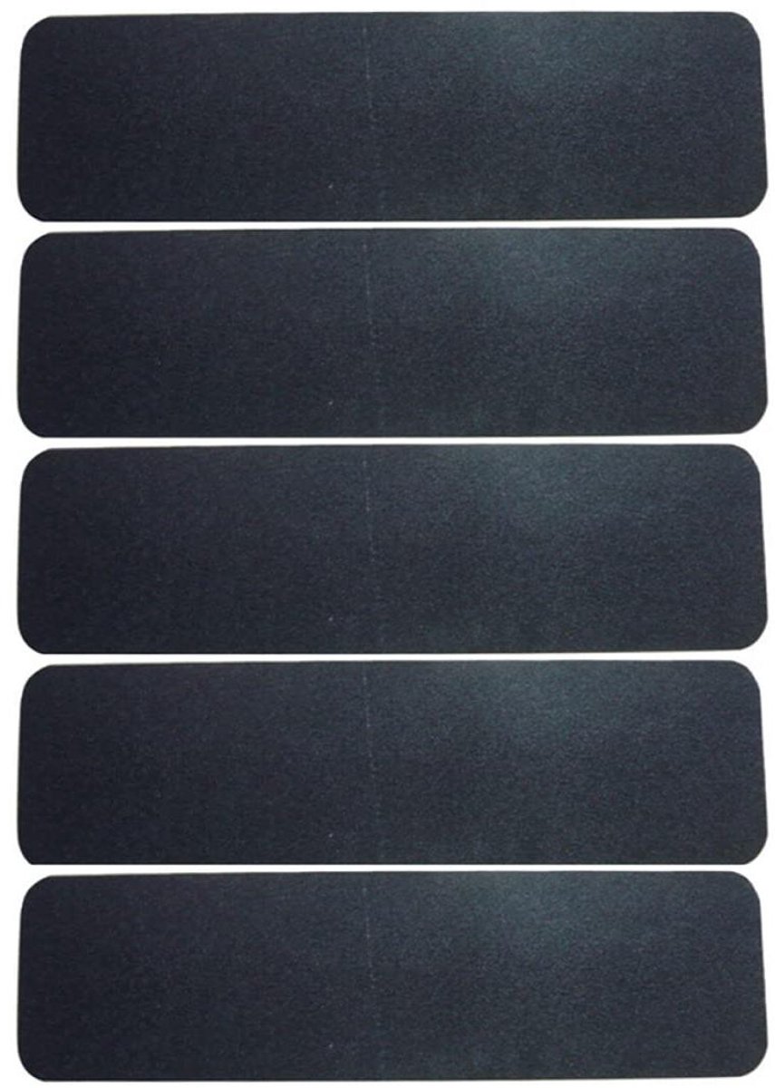 Griptape Set Antislip Plakbladen Skateboarden Verbeteren Duurzaam Rubber 5 Stuks 80x20cm