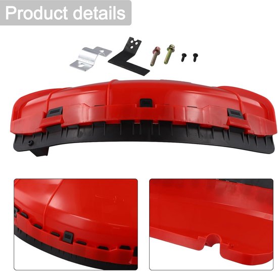 Beschermkap Bosmaaier - Veiligheidskap Grastrimmer - Tuinonderhoud Veilig - Robuuste Metalen Constructie - 28mm Schacht - Metaal — afbeelding 4