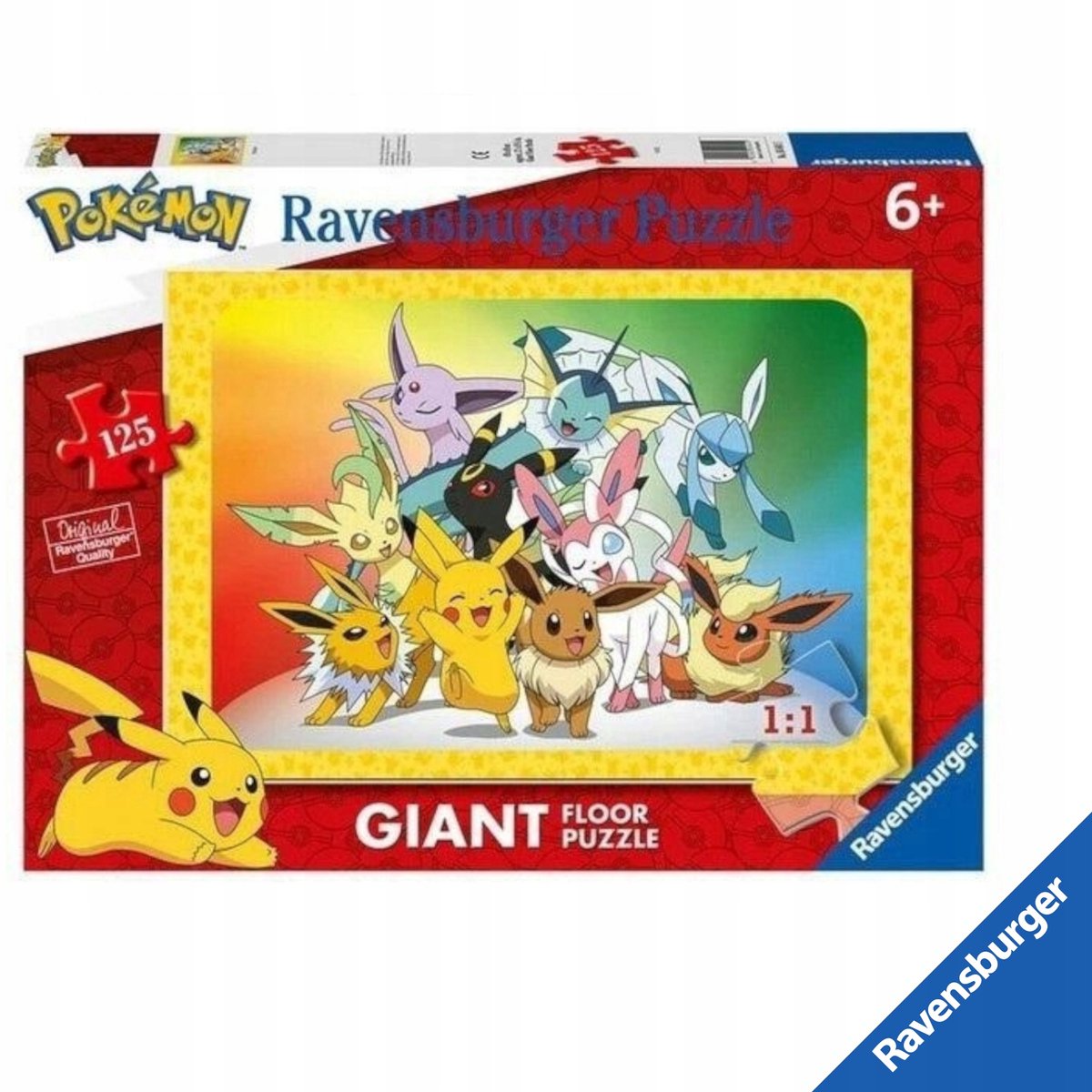 Ravensburger Puzzel 125 Stukjes Gigant Pokémon Educatief Speelgoed