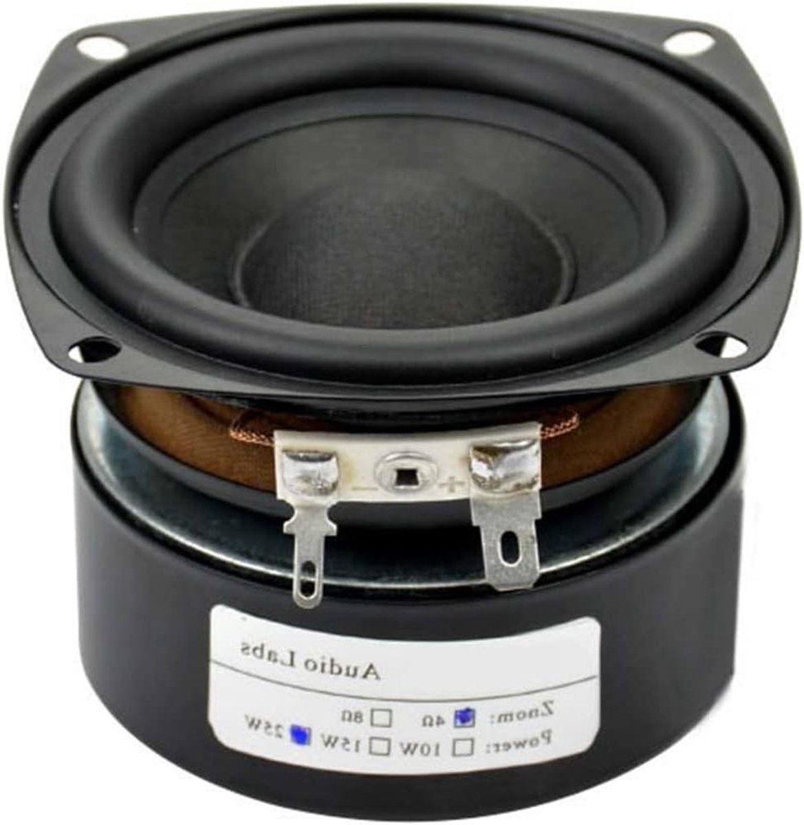 Subwoofer Luidspreker - Bass Speaker - Muziek Luisteren - Versterkte Bas - 3 Inch - Zwart