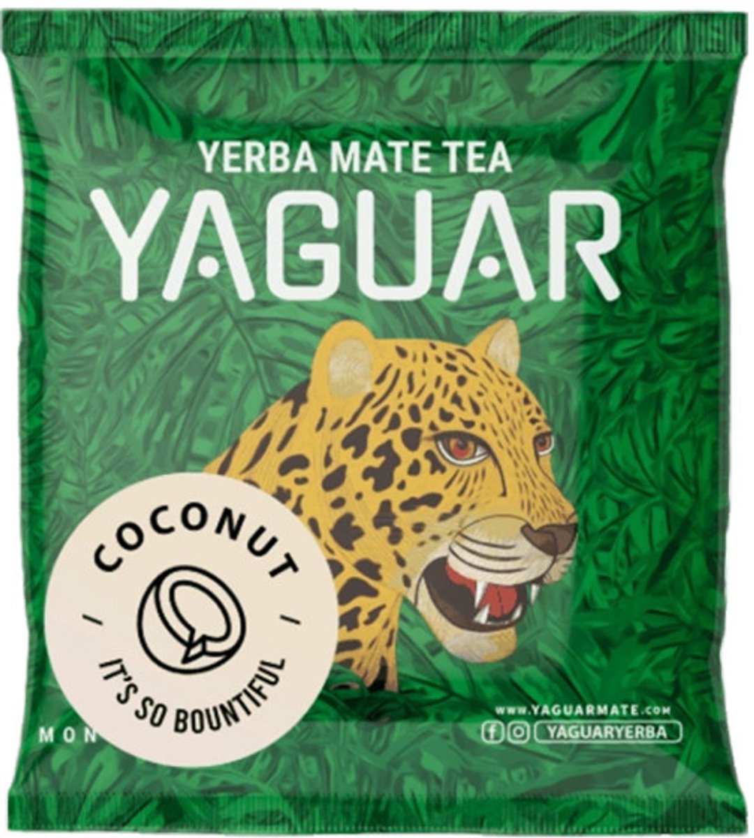 Maté thee Yaguar Coconut, 50 gr
