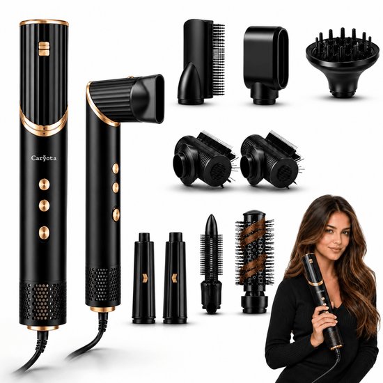 Caryota 10-in-1 Airstyler - Multistyler met Föhnborstel,