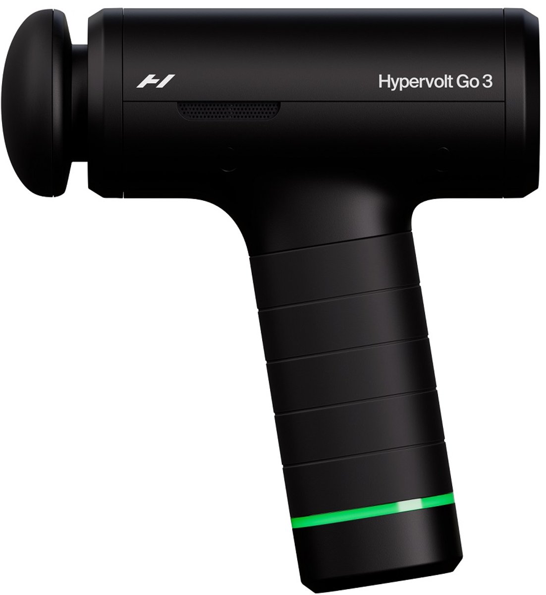 Hyperice Hypervolt Go 3 Massage Gun - Zwart - 5 Snelheden - 4 uur accu - USB-C - 2 Opzetstukken - Massage Gun Professioneel - Massage Apparaat - Massageapparaat Massagegun - Massage Pistool