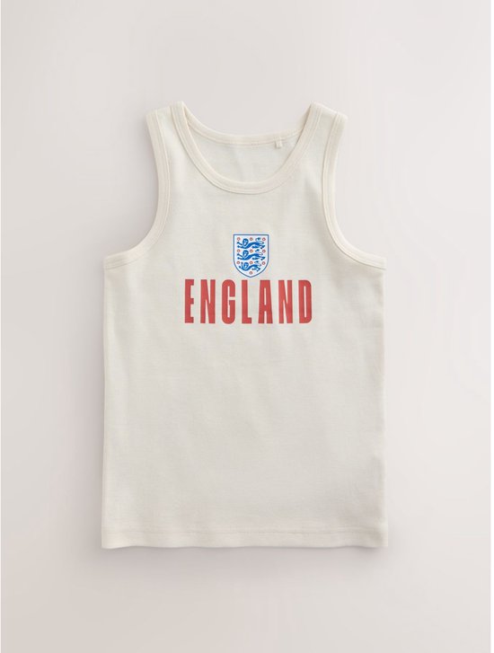 Next - Jongens - Engeland FA-hemdjes, set van 3 - Rood
