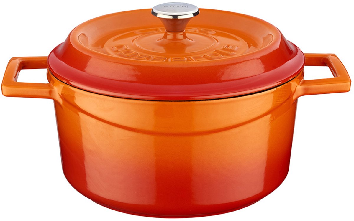 Lava Ronde Braadpan Ø20cm Oranje