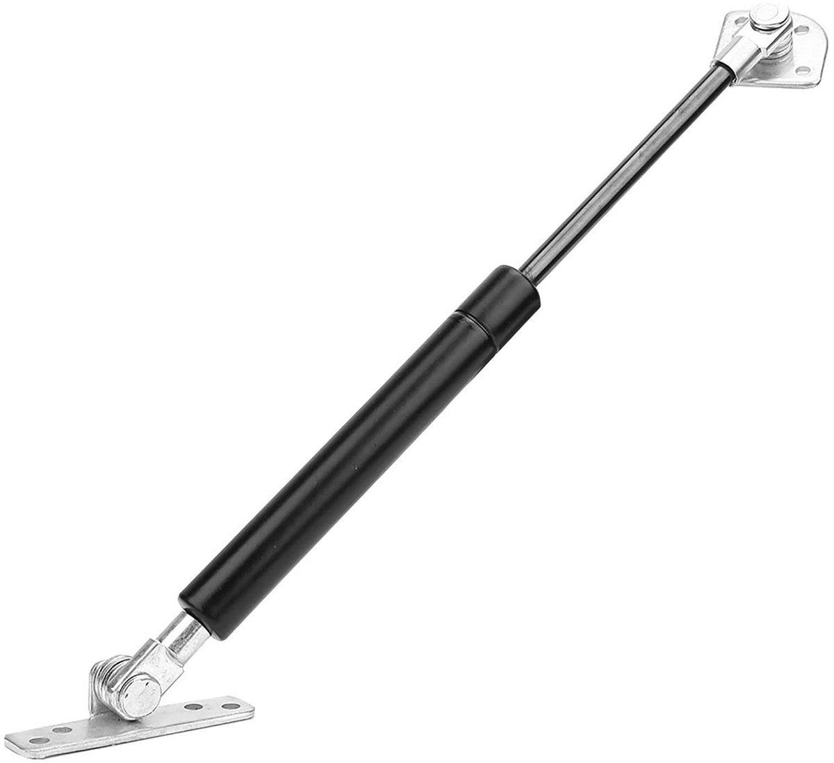 Dailygoods- Gasdrukveer 290 mm - Gasdemper - Steun 100 mm - Druk 300 N - Voor camper/boot/bed - Hoogwaardig metaal - Gasveer