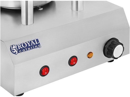 Hot Dog Maker - 2 toastpennen - 422 W - Royal Catering — afbeelding 5