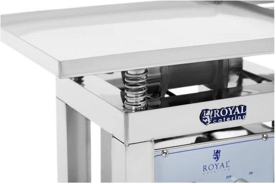 Chocolade triltafel - RVS - 45 W - Royal Catering — afbeelding 3