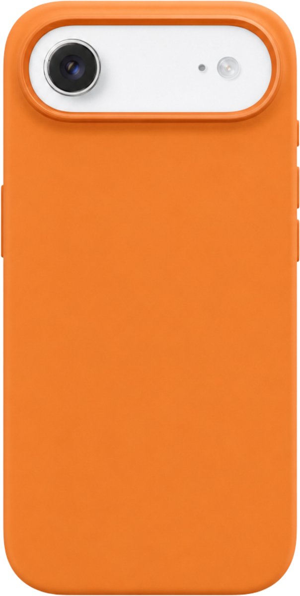 Mastersøn iPhone 17 Air Siliconen Hoesje MagSafe - Oranje