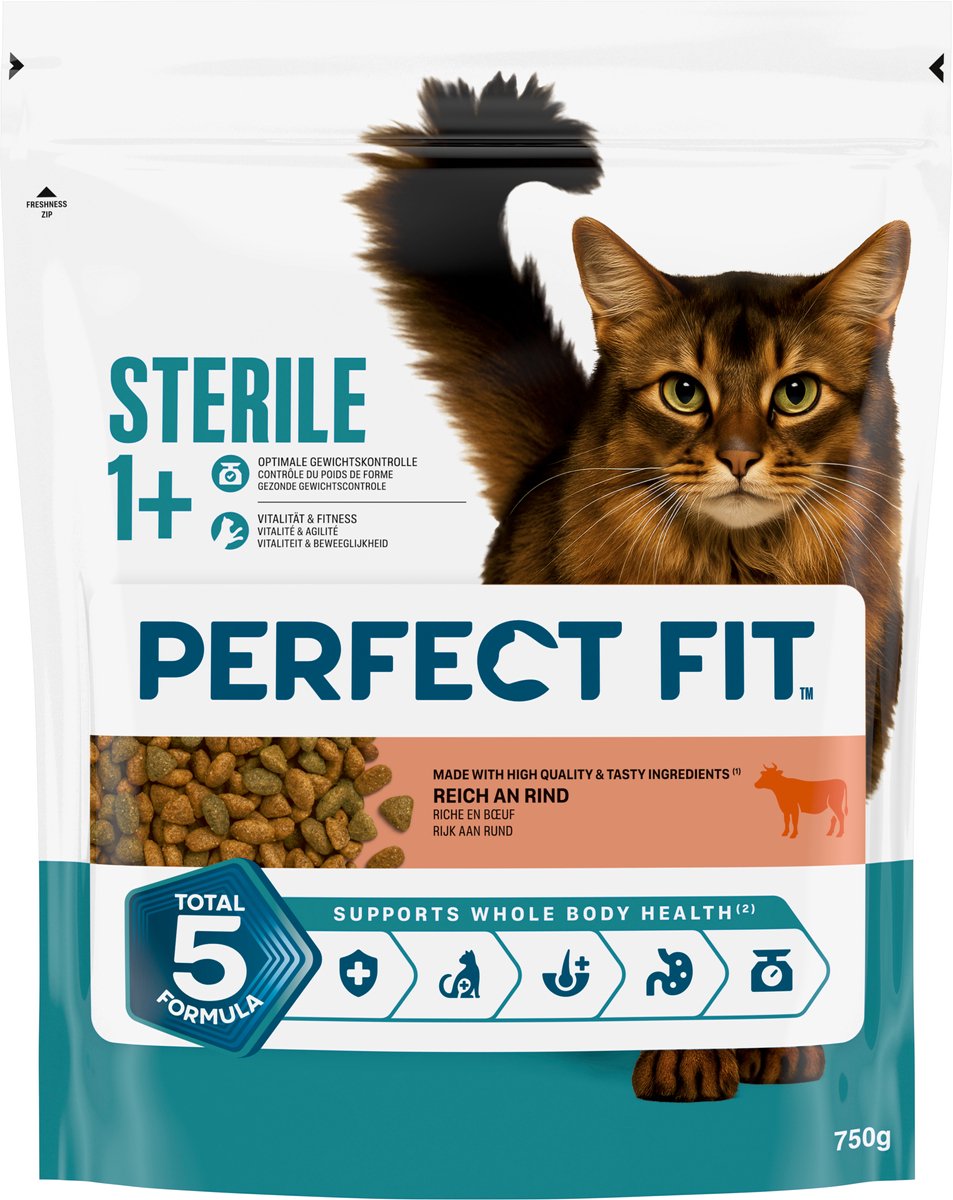 Perfect Fit Perfect Fit Kattenbrokken - Steriel - Rund zak 4x750g