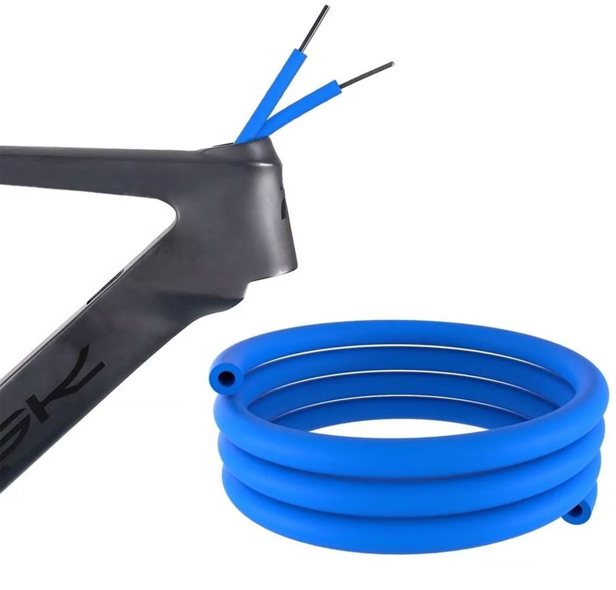 Dailygoods- Demper - Binnenbehuizing - Vermindert trillingen - Fietsframe - Slang - 1,5 meter - Lichtgewicht en slijtvast - Schuimhuls