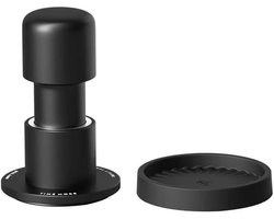 Espresso Tamper - Koffie Pletter - Perfecte Espresso - Automatische Reset - 58 mm - Zilver