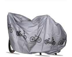 Bicycle Cover - Waterproof Bicycle Cover - Protective Cover - Bicycle Cover, Anti-Dust - Rain UV Protection - Bicycle Protection - Bicycle Cover - Mountain Bike Cover - Electric Car - Zilvergrijs