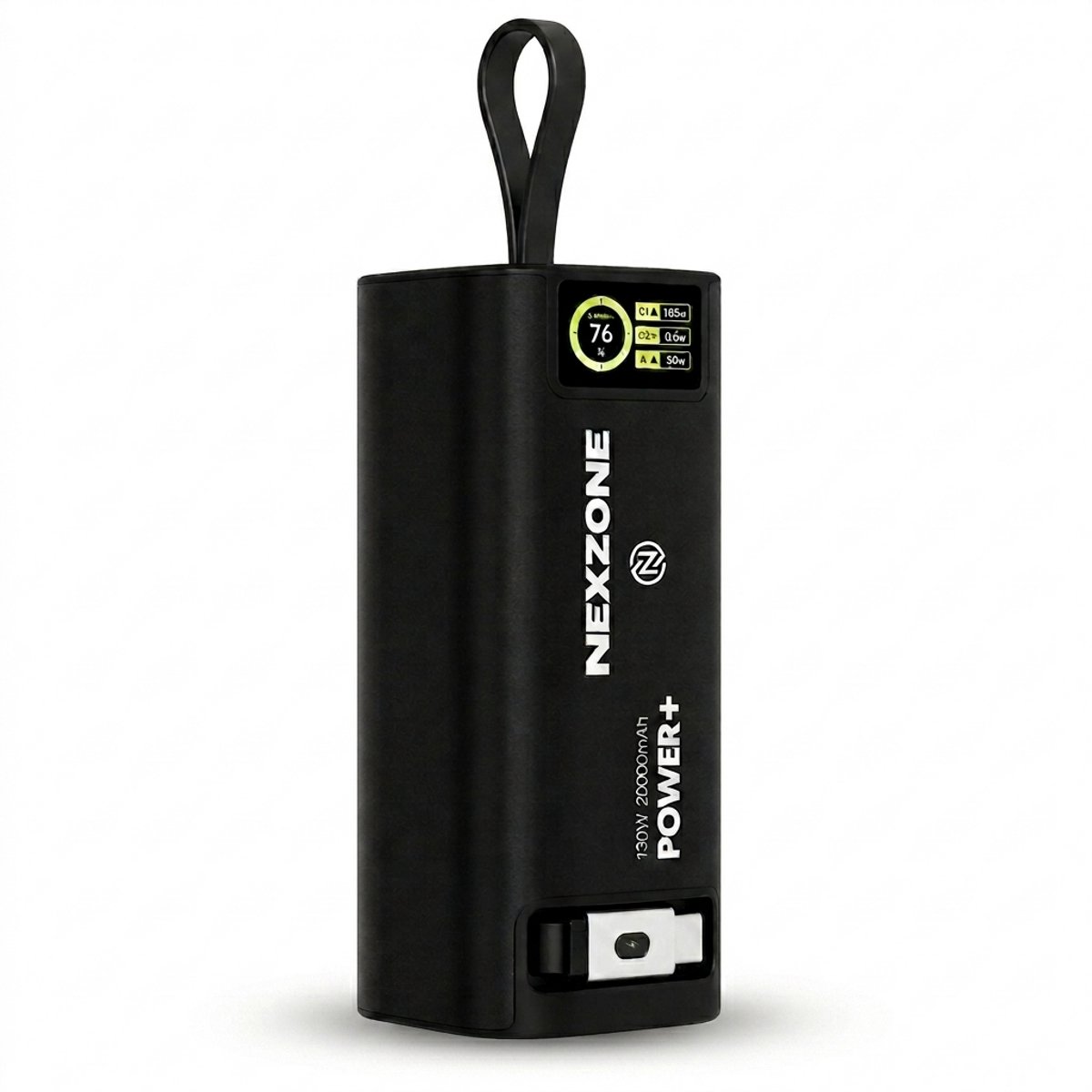 NexZone Laptop Powerbank 130W - 20000mAh - USB-C - Snelladen - Geschikt voor Laptop/tablet/telefoon