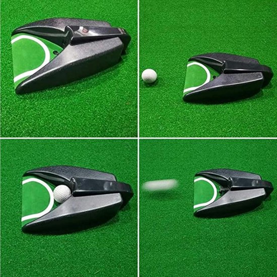 Dailygoods- Putting Cup Automatische Terugkeer - Indoor/Outdoor Golf - Schokbestendig/Duurzaam - Lichtgewicht/Draagbaar - Elegante Reliëf Textuur - Eenvoudig te Gebruiken - Golfputter van Dailygoods — afbeelding 4