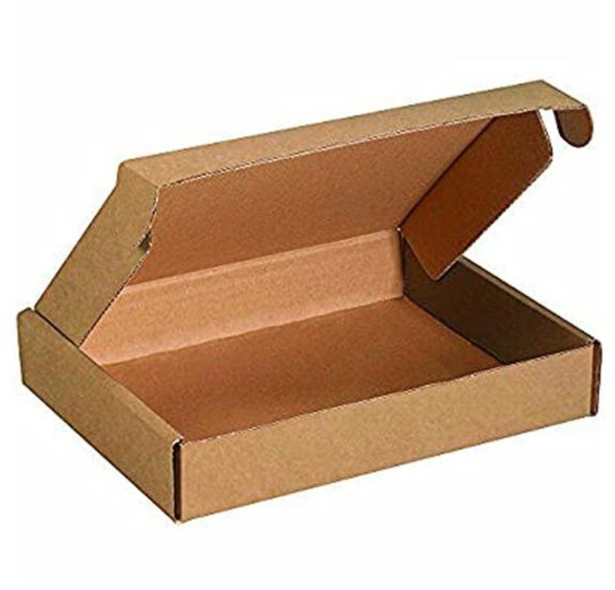 Platte dozen - Verhuisdozen verzenddozen - Veilig verpakken - Licht en robuust - 48x41x5 cm - Havana