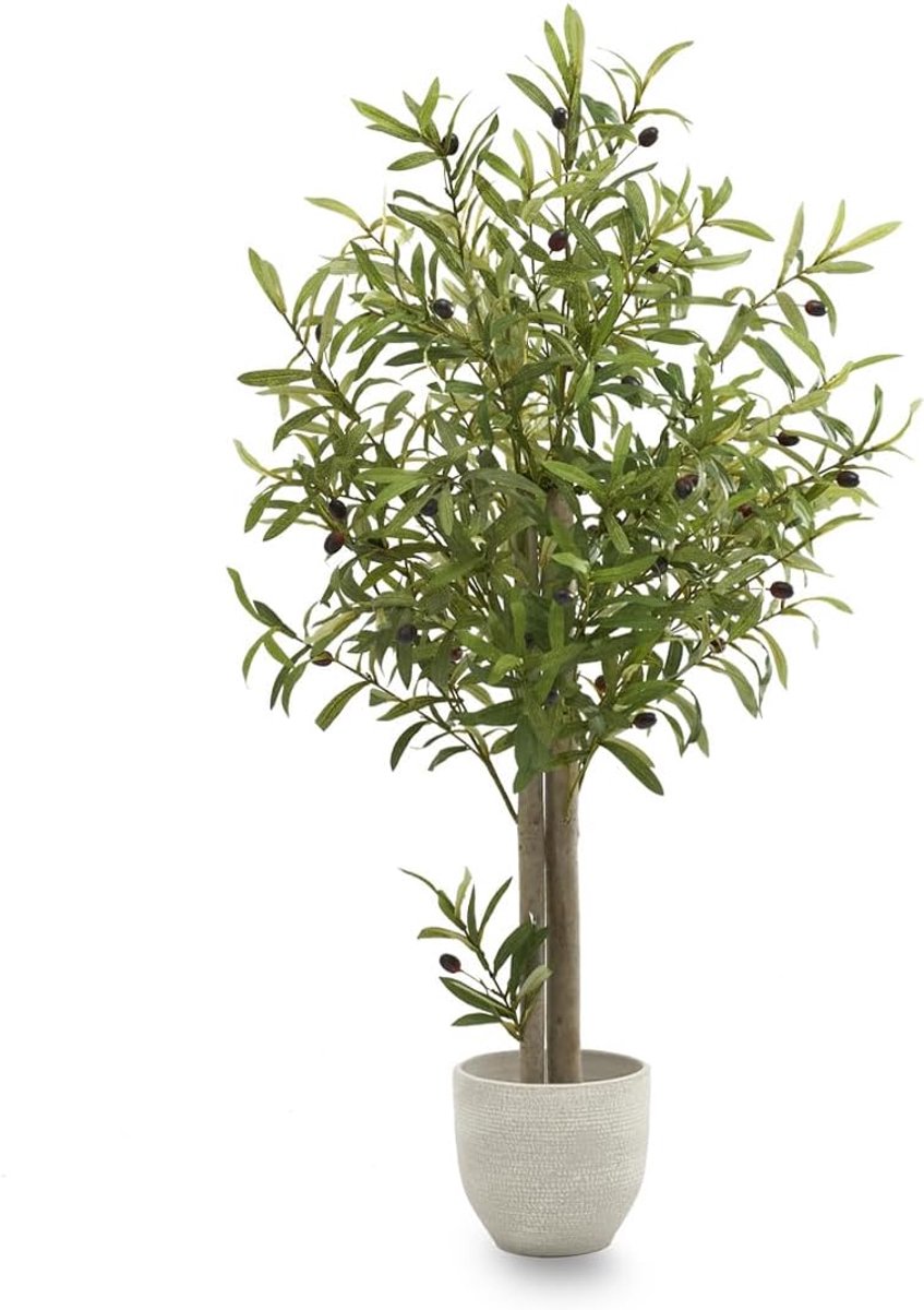 Kunstbomen voor Huisdecoratie - Elegante Kunstplanten in Olijf, 105 cm