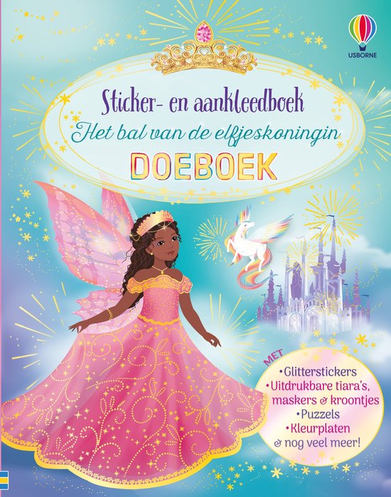 Sticker- en aankleedboek 1 - Het bal van de elfjeskoningin Doeboek