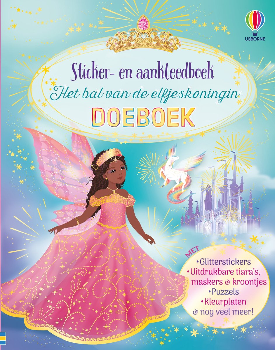 Sticker- En Aankleedboek 1 - Het Bal Van De Elfjeskoningin Doeboek