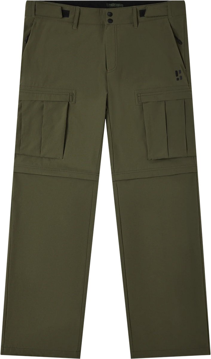 Poederbaas Outdoor Baggy Pant Zip off Groen