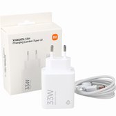 Chargeur mural Xiaomi MDY-16-EF 1xUSB-A 33W pour téléphones Xiaomi