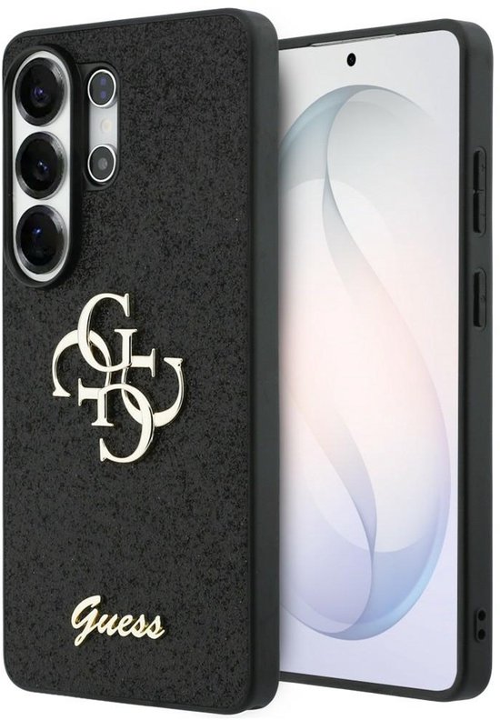 Guess Hoesje Met Vaste Glitter En Groot 4G Metalen Logo Voor Samsung Galaxy S26 Ultra