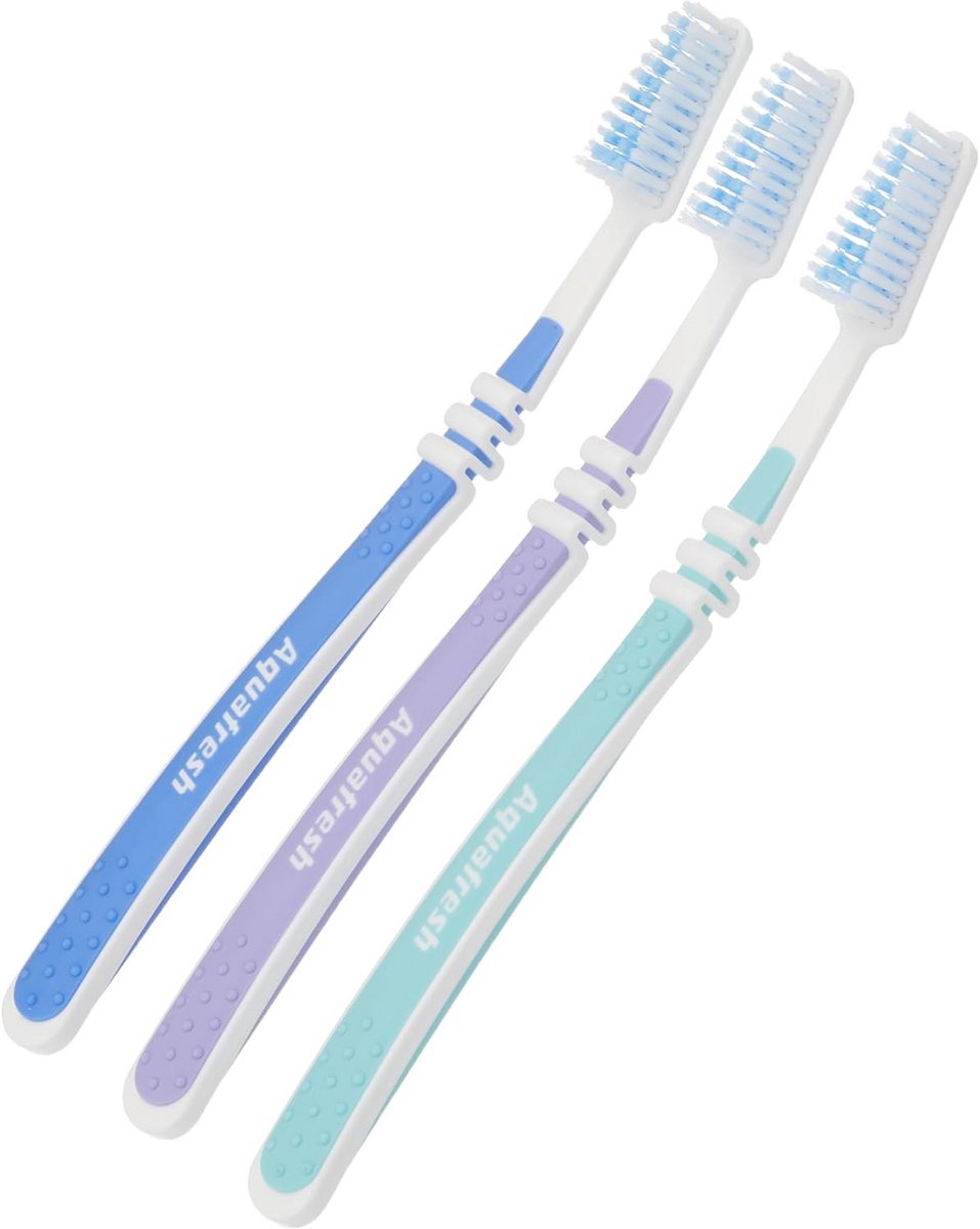 Handtandenborstels - Mondverzorging Set - Dagelijkse Mondhygiëne - Flexibele Kop - 3 Stuks - Meerkleurig