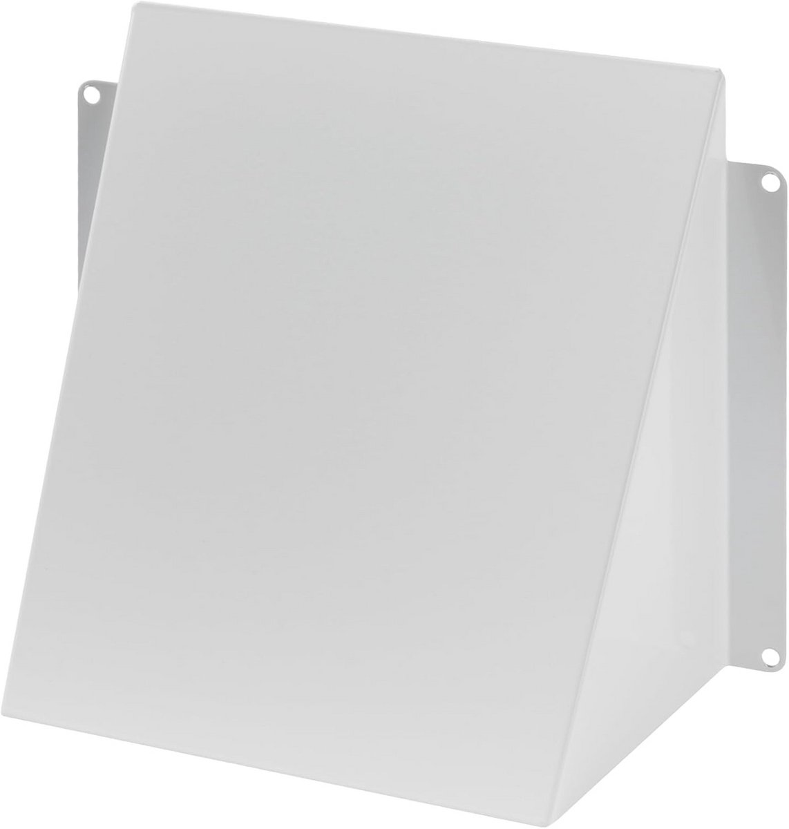 Ventilatie Rooster - Lucht Uitlaat - Buiten Luchten - Met Klep - 150x150mm - Wit