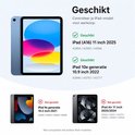 Aperçu de compatibilité de l'étui iPad : Convient pour iPad (A16) 11 pouces 2025 et 10.9 pouces 10e gén. 2022.