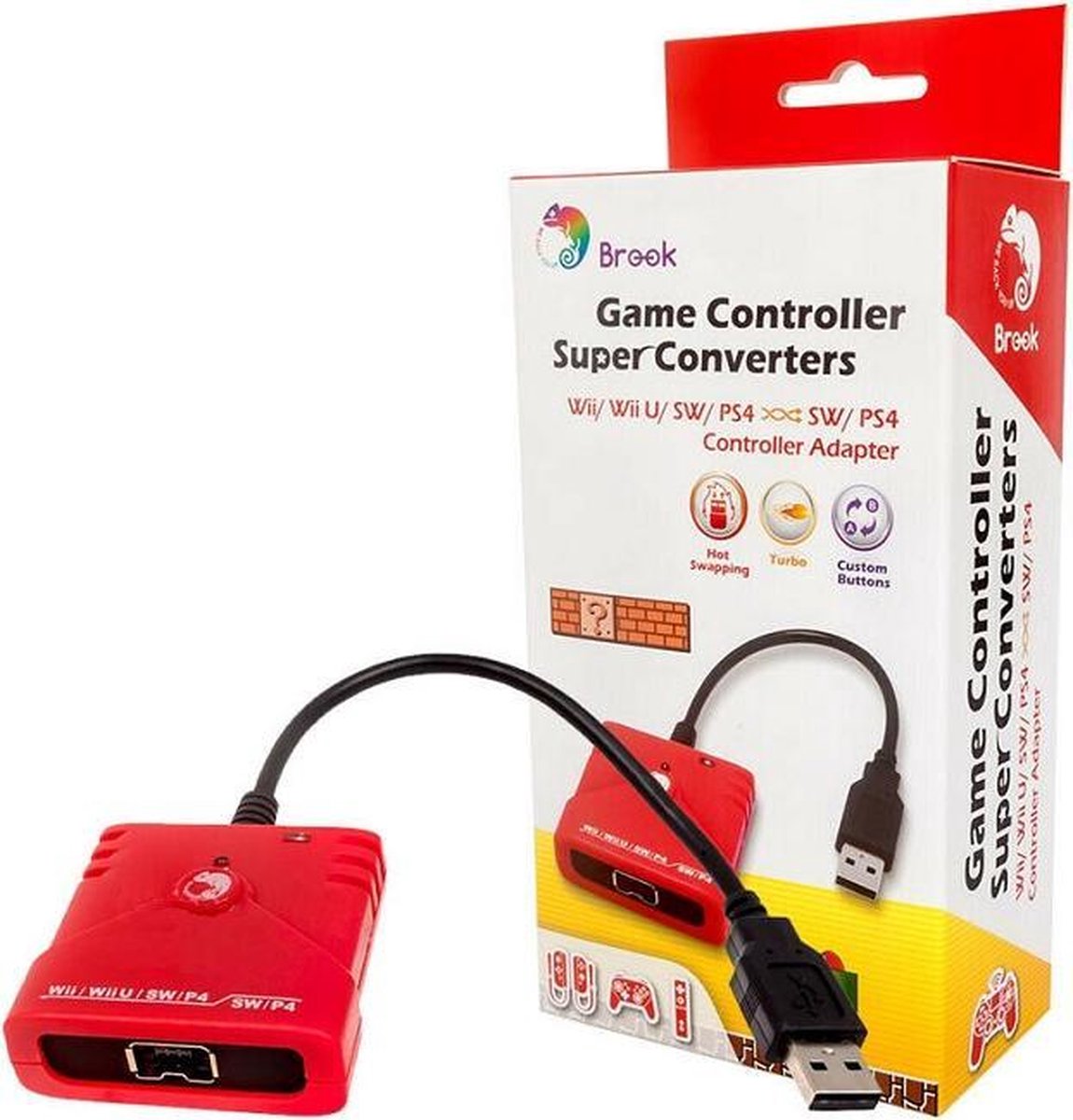 Brook Super Converter Adapter - Wii/ Wii-U/ SW/ PS4 naar SW /PS4 Controller  | bol.com